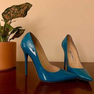 Jimmy Choo Anouk Heels Turquoise